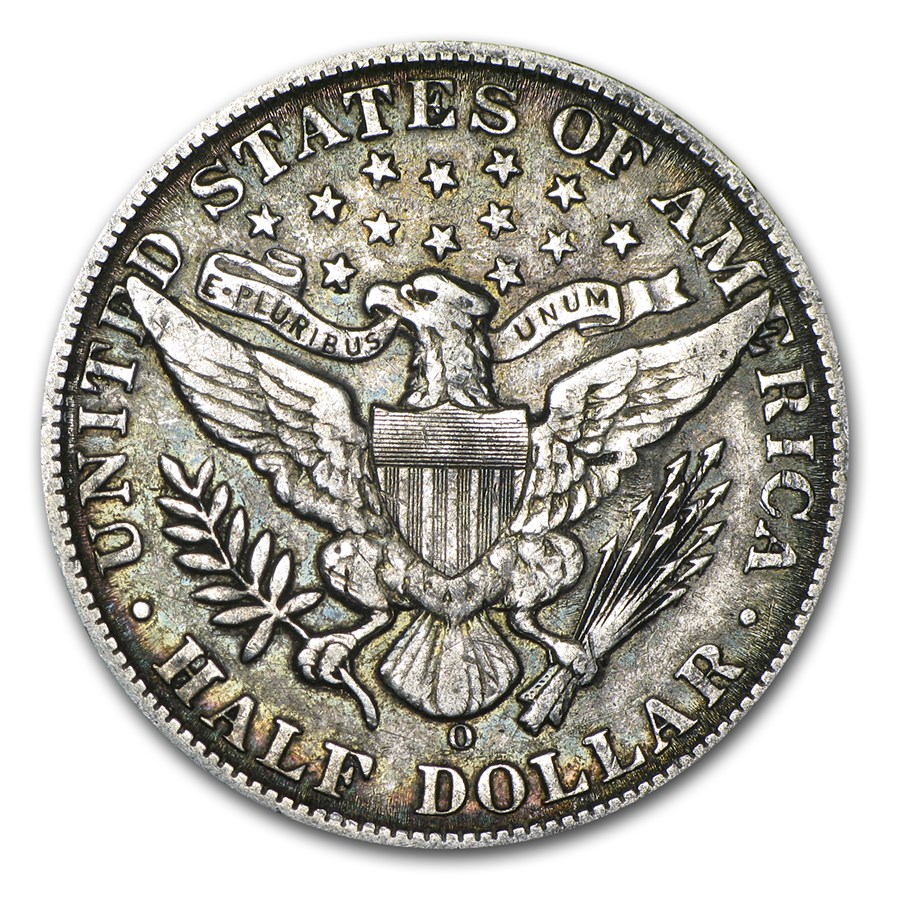 1908-O Barber Half Dollar VF
