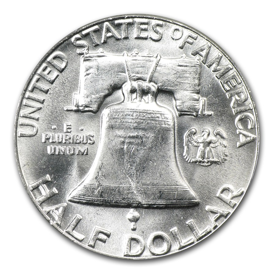 1948-1963 Franklin Half Dollar MS-64 PCGS (Random)