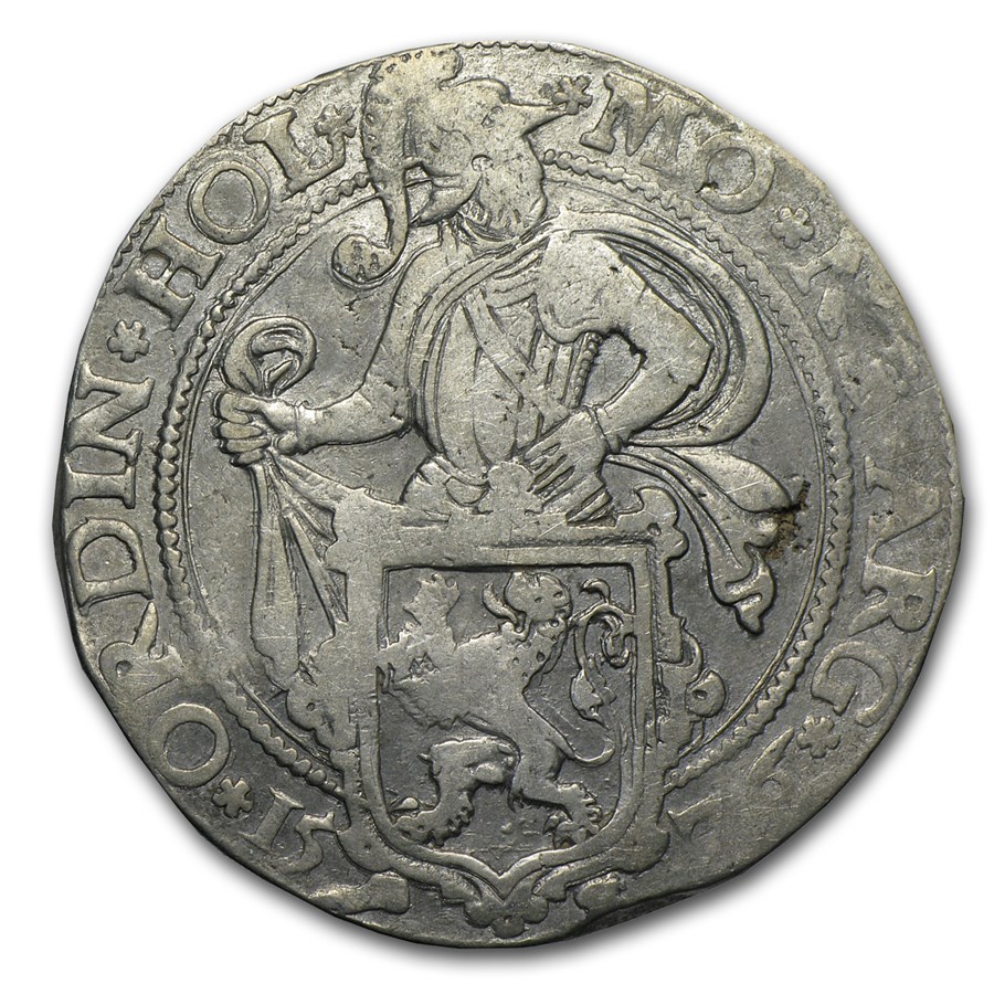 Netherlands/Holland Silver Lion Daalder VF (Random Years)