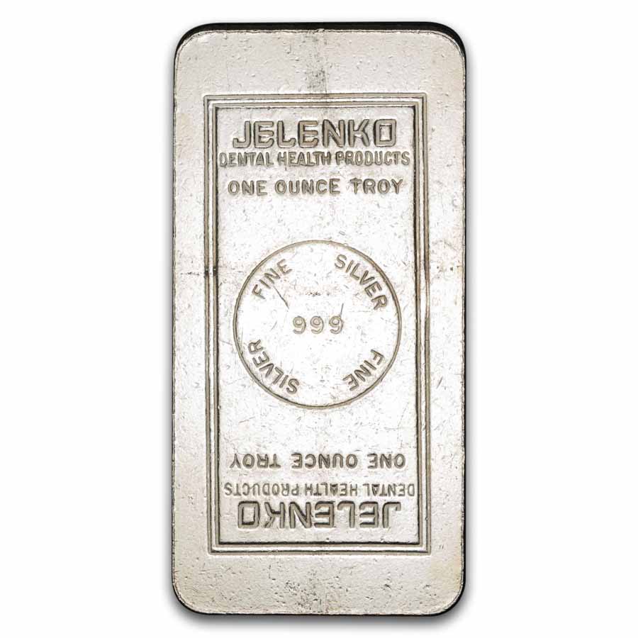 1 oz Silver Bar - Jelenko