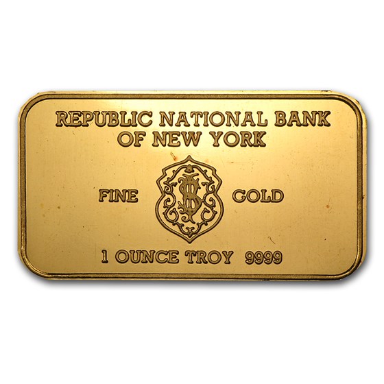 1 oz Gold Bar - Johnson Matthey-London (RNB)