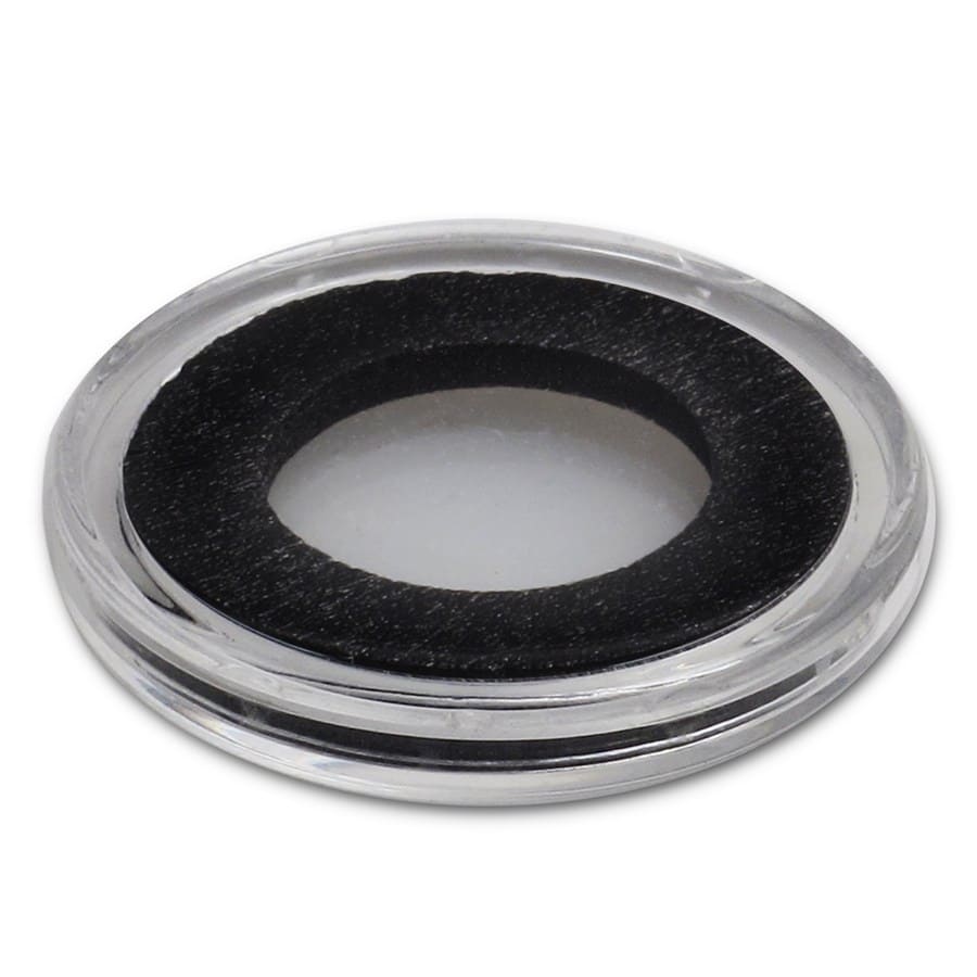 Coin Capsule w/Black Gasket - 18 mm