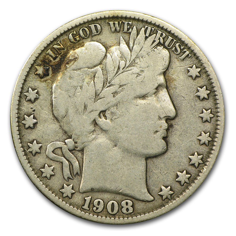 1908-O Barber Half Dollar Fine