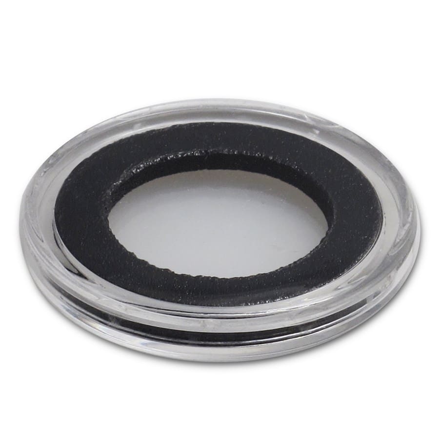 Coin Capsule w/Black Gasket - 22 mm
