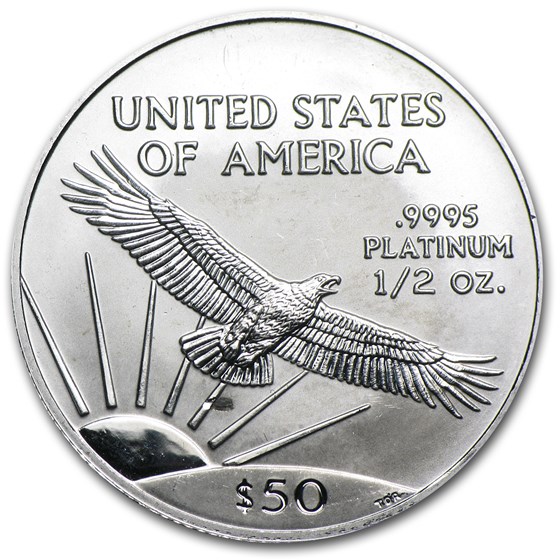 2003 1/2 oz American Platinum Eagle BU