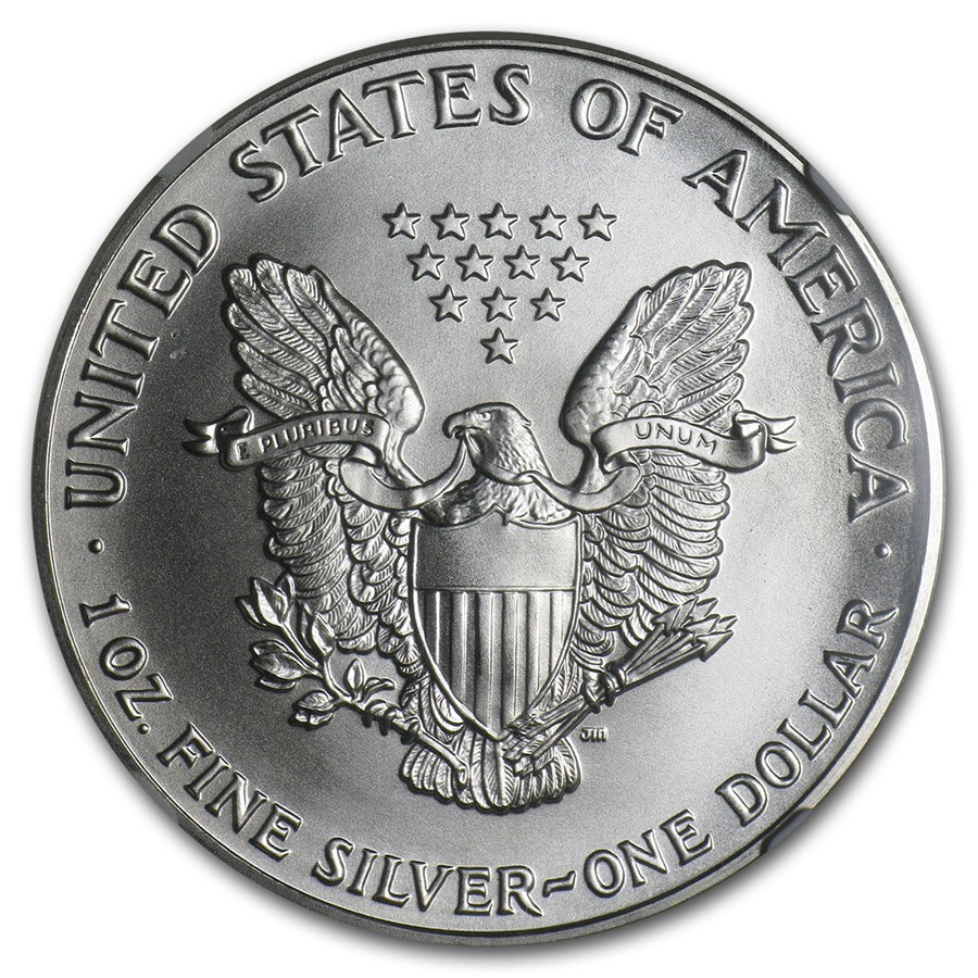 1992 American Silver Eagle MS-69 NGC