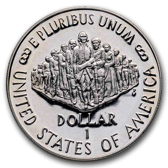 1987-S Constitution $1 Silver Commem Proof (w/Box &amp; COA)