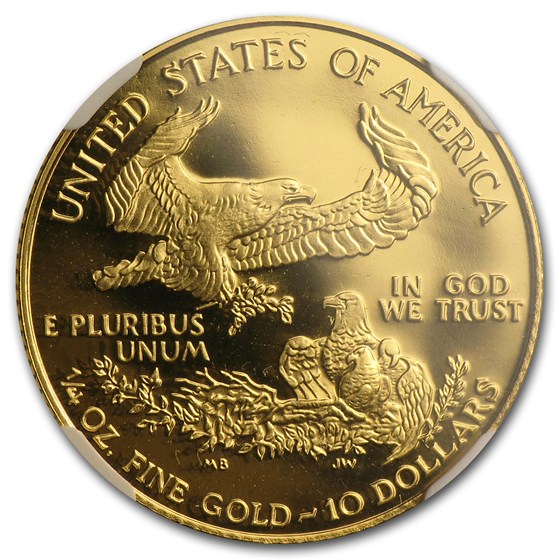 1997-W 1/4 oz Proof American Gold Eagle PF-70 NGC