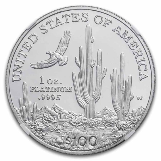 2001-W 1 oz Proof American Platinum Eagle PF-70 UCAM NGC