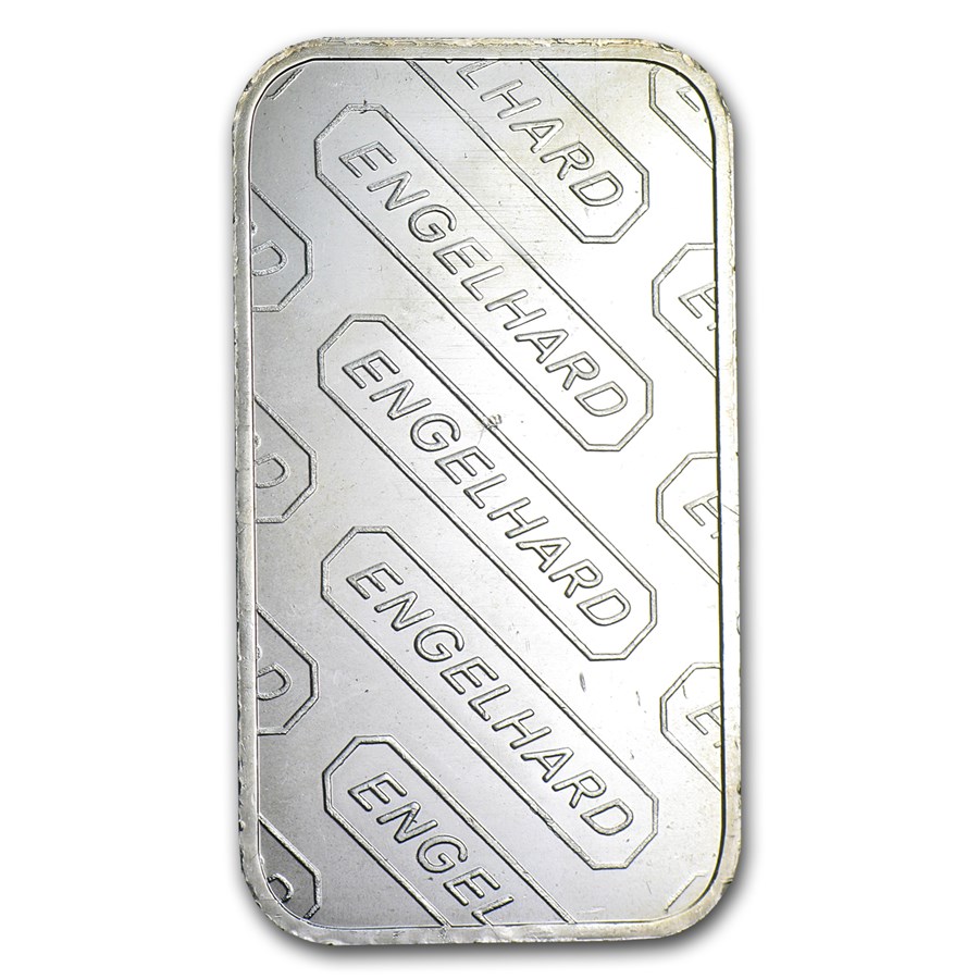1 oz Silver Bar - Engelhard (Tall-E Logo)