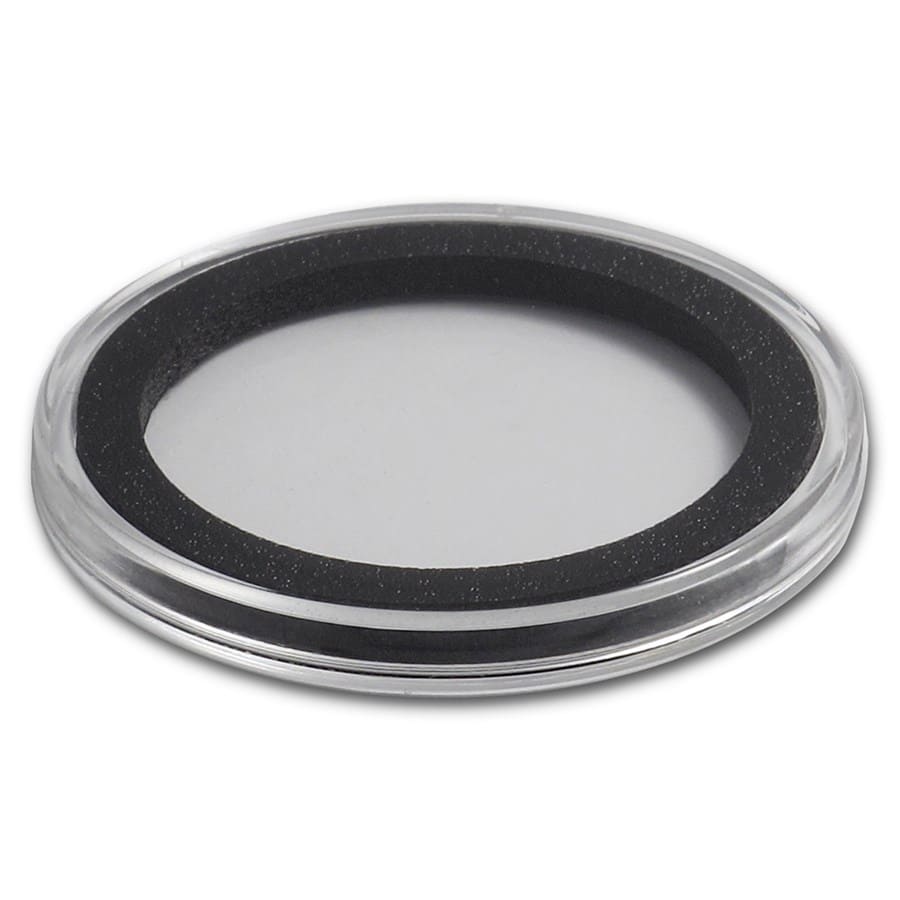 Coin Capsule w/Black Gasket - 38 mm