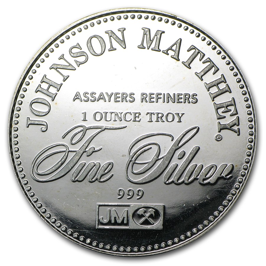 1 oz Silver Round - Johnson Matthey (Freedom of the Press)