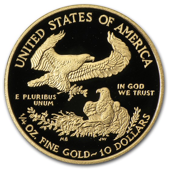 2011-W 1/4 oz Proof American Gold Eagle (w/Box &amp; COA)