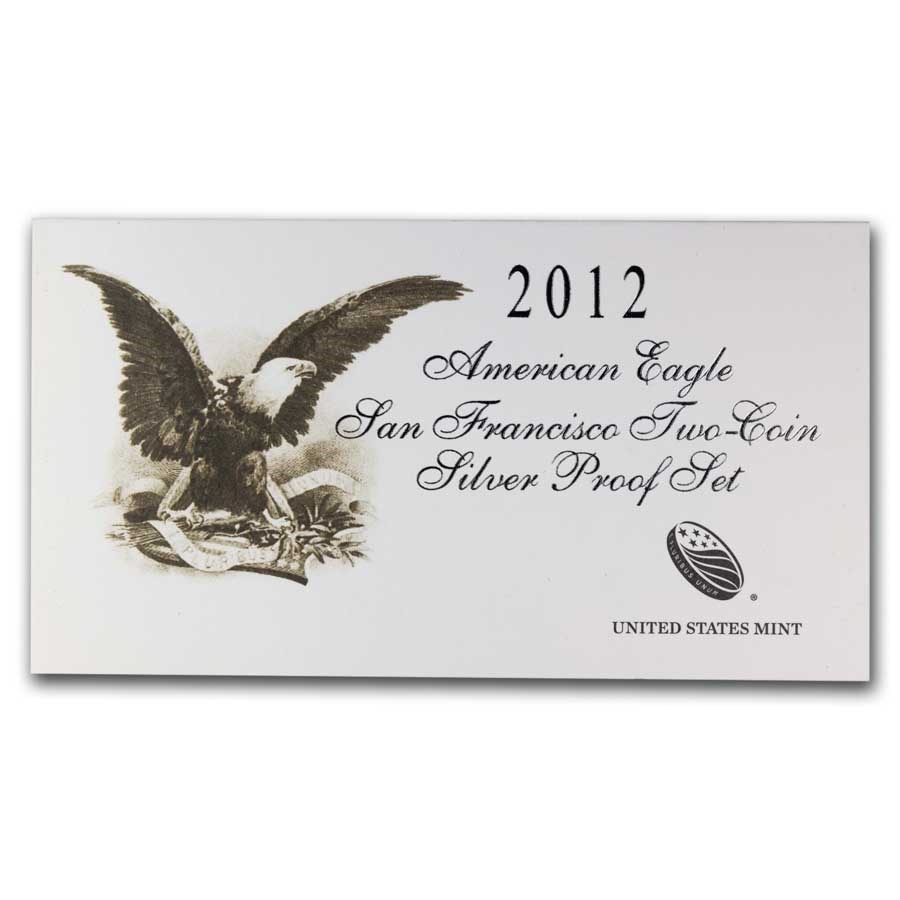 2012-S 2-Coin American Silver Eagle Set (75th Anniv)
