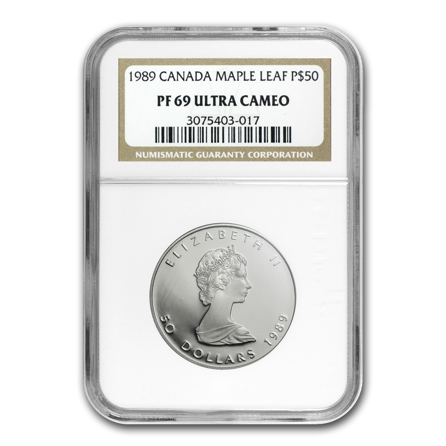 1989 Canada 1 oz Proof Platinum Maple Leaf PF-69 NGC