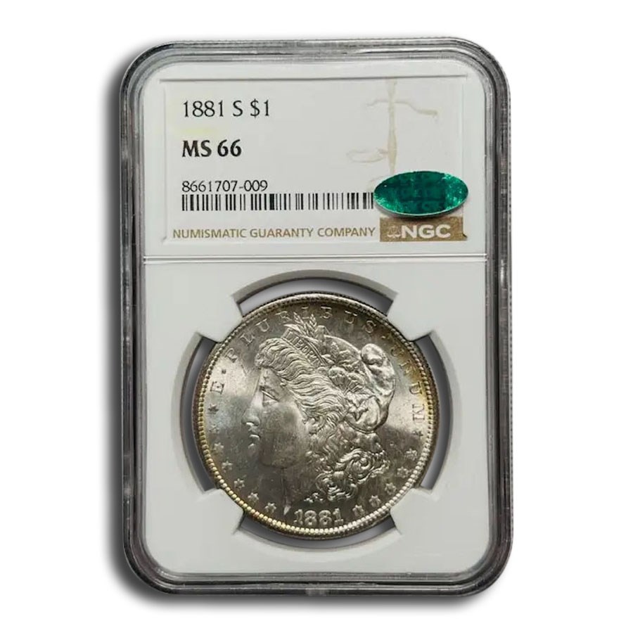 1881-S Morgan Dollar MS-66 NGC (CAC)