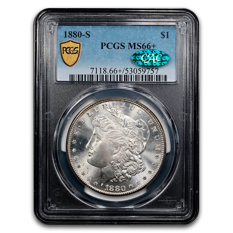 1880-S Morgan Dollar MS-66+ PCGS CAC