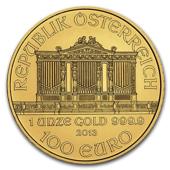 2013 Austria 1 oz Gold Philharmonic BU