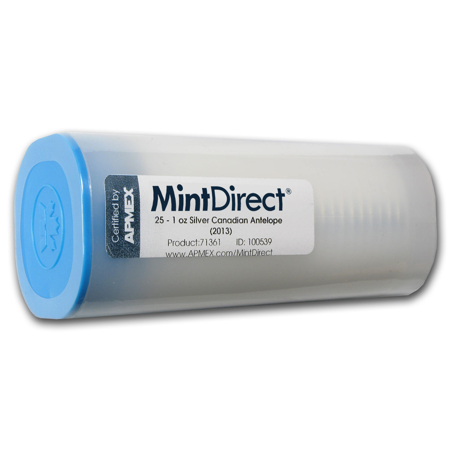 2013 Canada 1 oz Silver Antelope (25-Coin MintDirect® Tube)