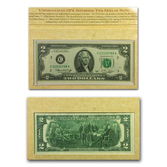1993 Jefferson 250th Anniversary Coin & Currency Set (Box & COA)