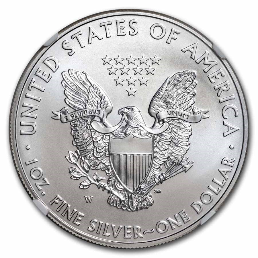 2011-W Burnished Silver Eagle MS-70 NGC