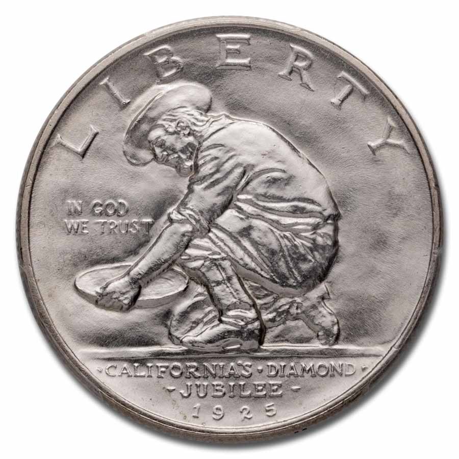 1925-S California Diamond Jubilee Half Dollar Commem MS-64 PCGS