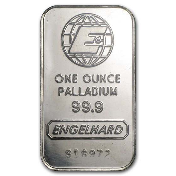 1 oz Palladium Bar - Engelhard (In Assay)