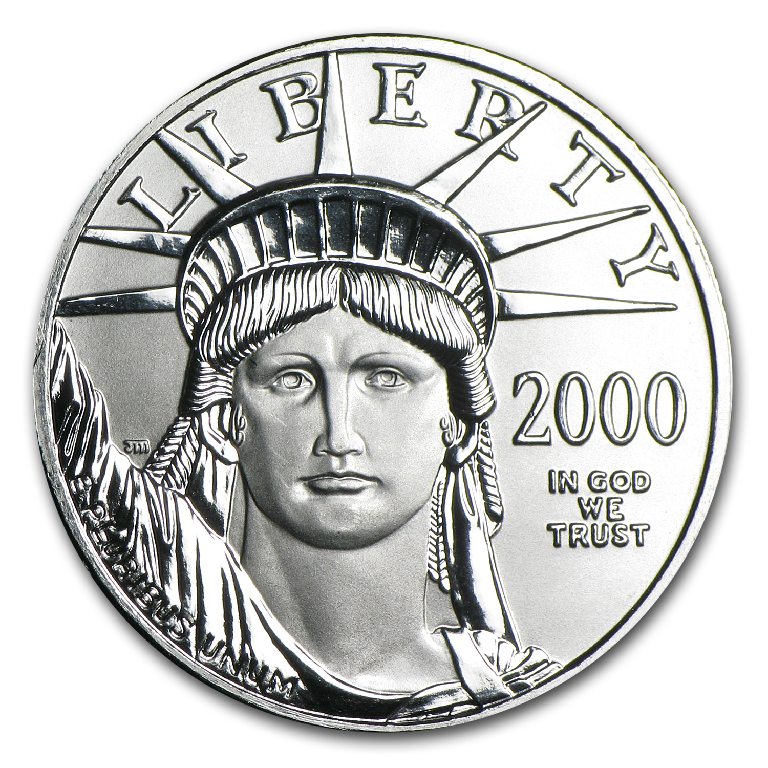 2000 1/2 oz American Platinum Eagle BU