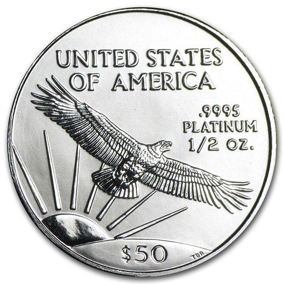 2000 1/2 oz American Platinum Eagle BU