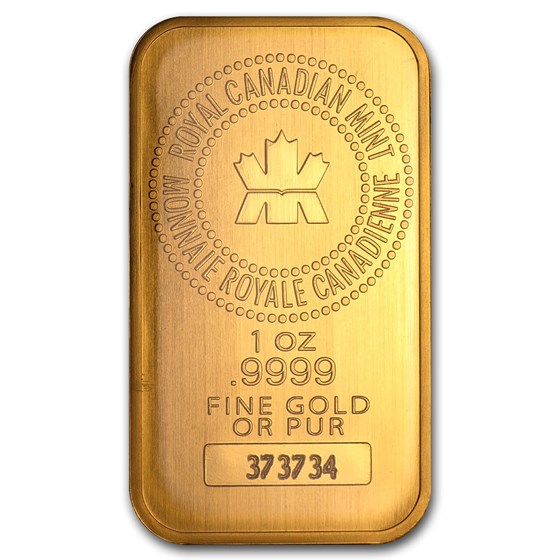 1 oz Gold Bar - Royal Canadian Mint (Classic Assay)