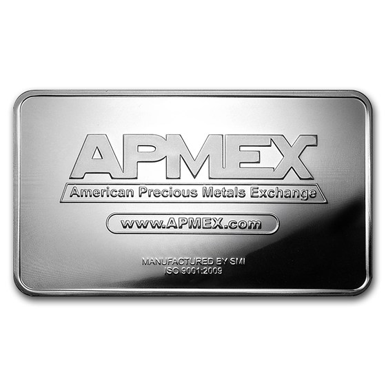 100 oz Silver Bar - APMEX (Struck)