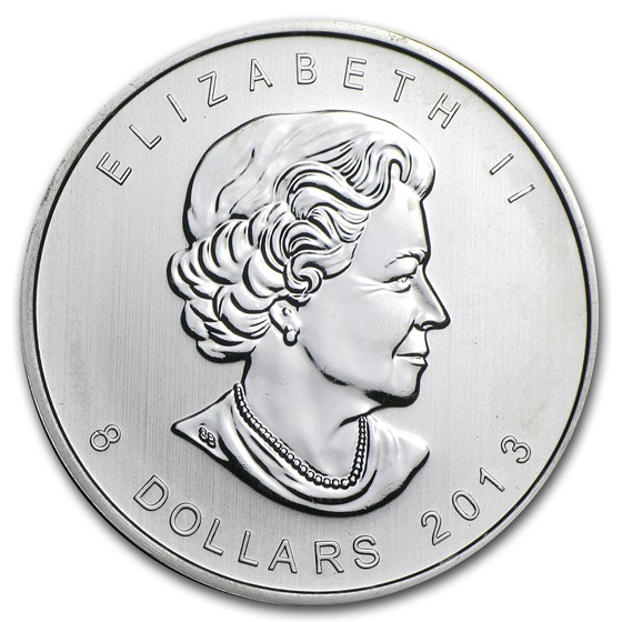 2013 Canada 1.5 oz Silver $8 Polar Bear BU
