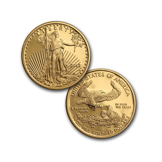 2013-W 4-Coin Proof American Gold Eagle Set (w/Box &amp; COA)