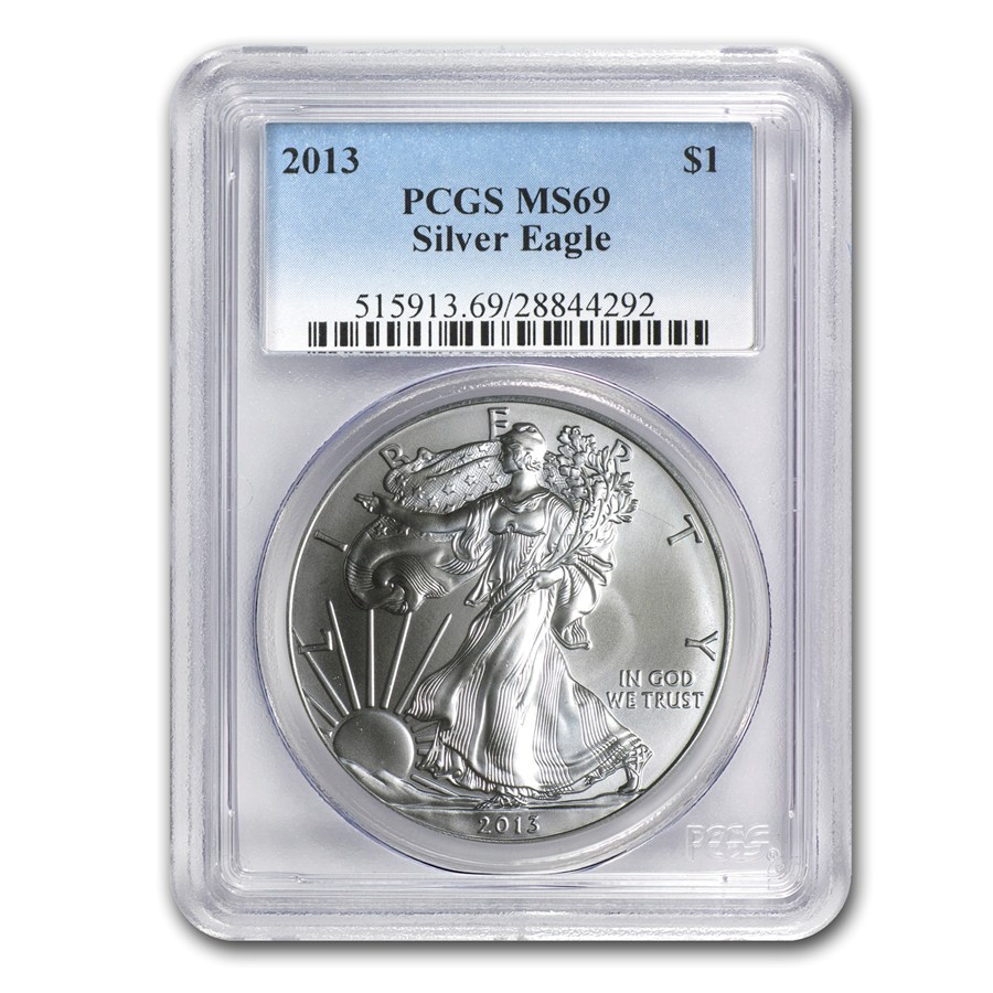 2013 American Silver Eagle MS-69 PCGS