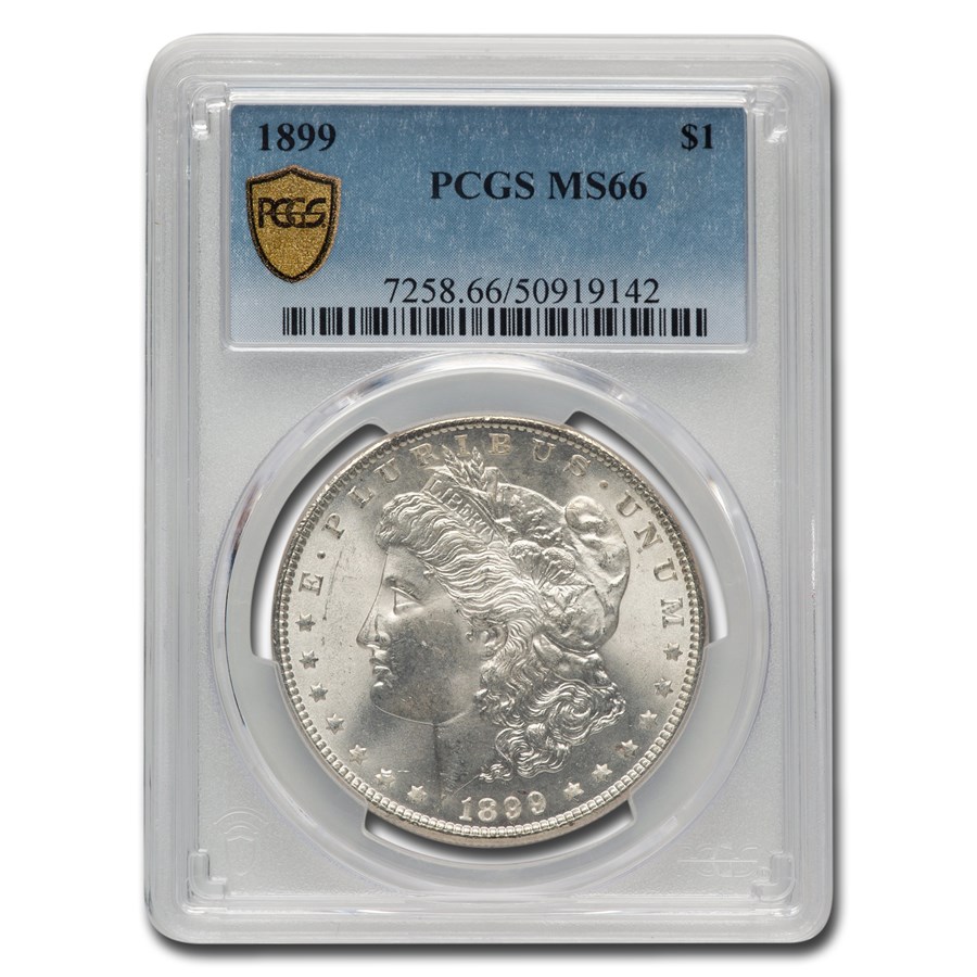 1899 Morgan Dollar MS-66 PCGS