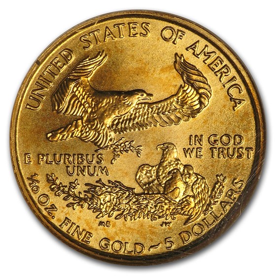 1999-W 1/10 oz American Gold Eagle MS-69 NGC (W Variety)