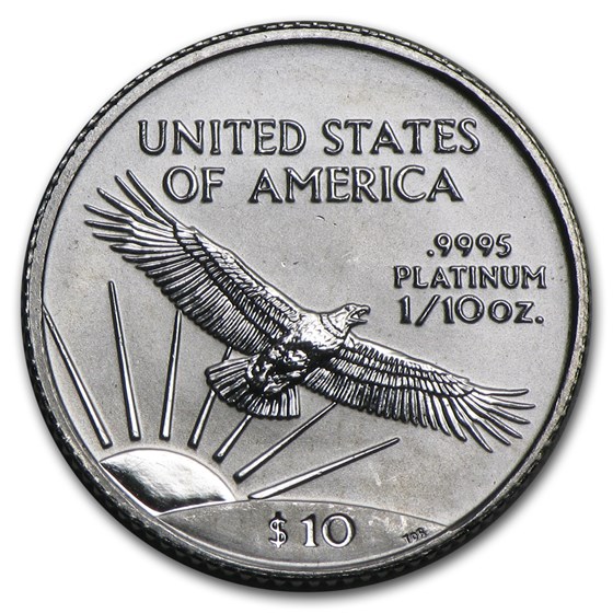 1999 1/10 oz American Platinum Eagle BU