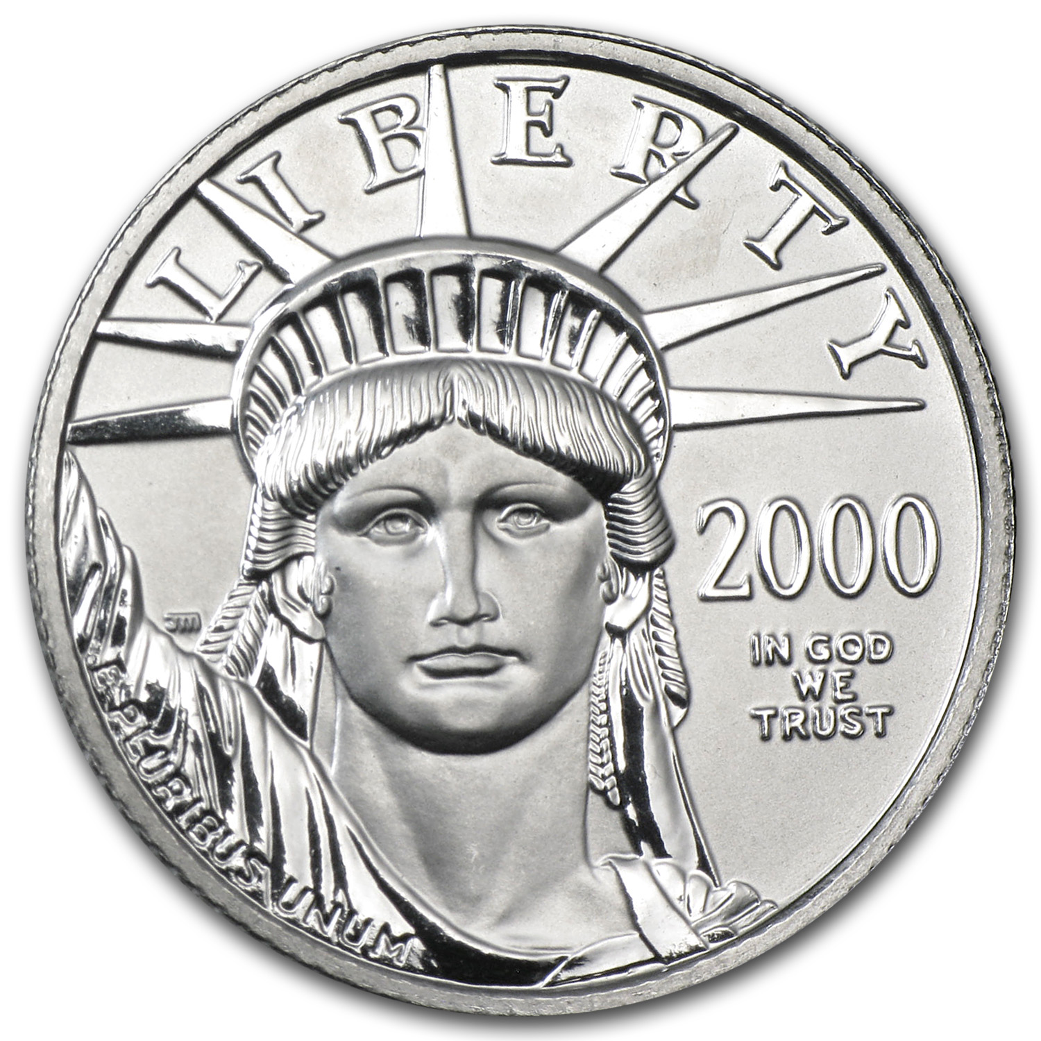 2000 1/4 oz American Platinum Eagle BU
