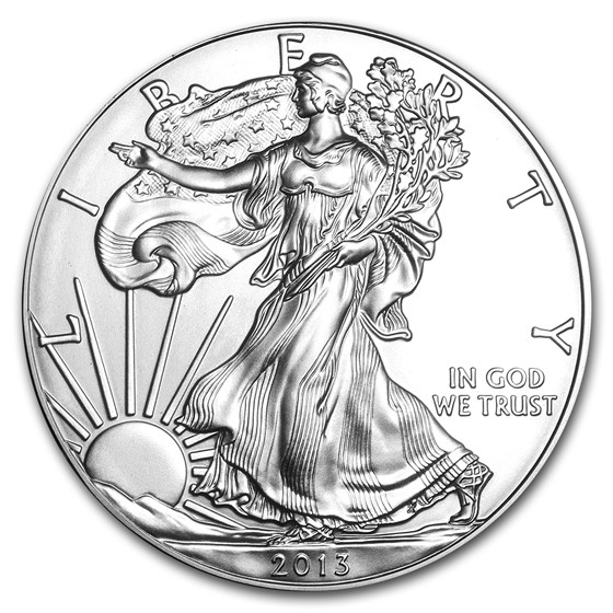 2013 1 oz American Silver Eagles (20-Coin MintDirect® Tube)