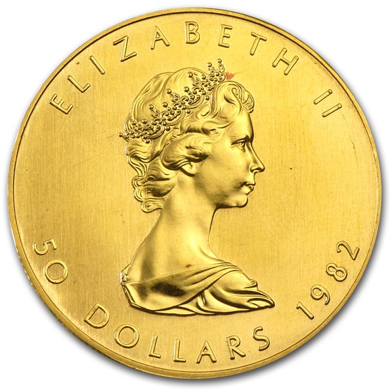 1982 Canada 1 oz Gold Maple Leaf BU