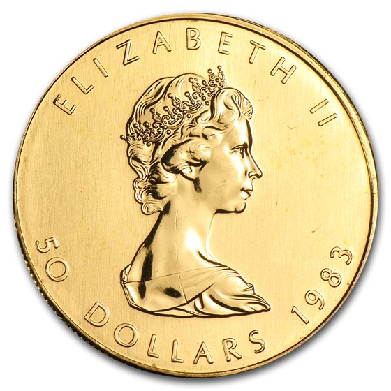 1983 Canada 1 oz Gold Maple Leaf BU