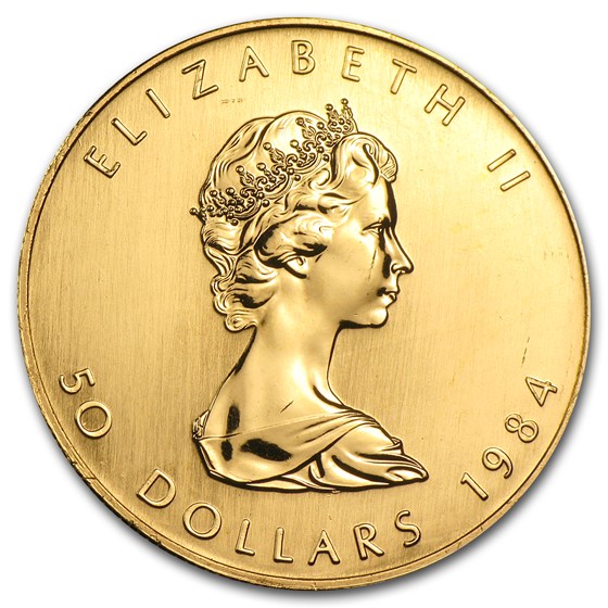 1984 Canada 1 oz Gold Maple Leaf BU