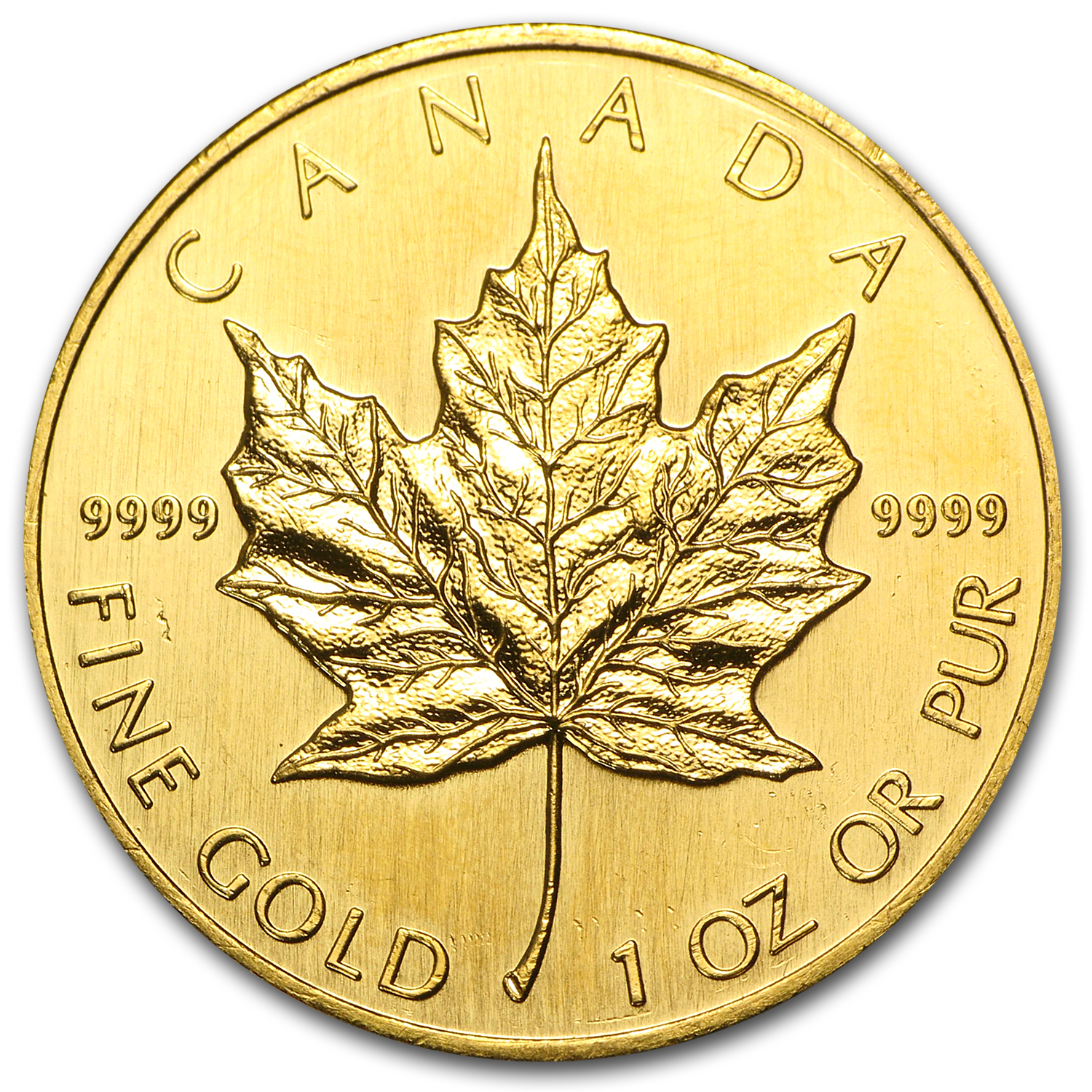 1990 Canada 1 oz Gold Maple Leaf BU
