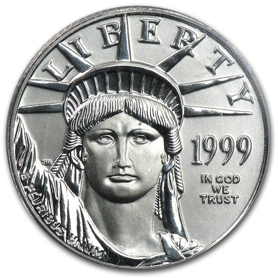 1999 1/10 oz American Platinum Eagle MS-69 PCGS