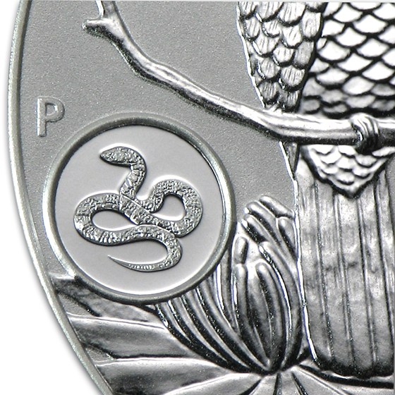 2013 Australia 1 oz Silver Kookaburra BU (Snake Privy)