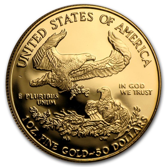 1994-W 1 oz Proof American Gold Eagle (w/Box &amp; COA)