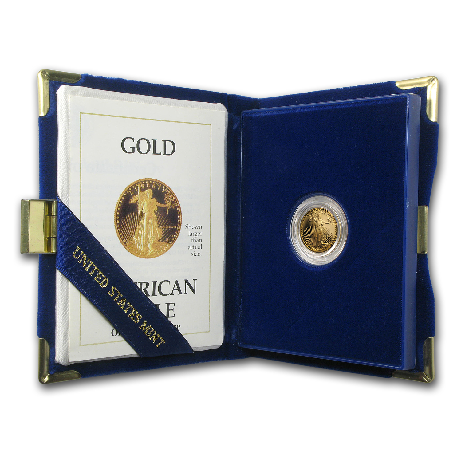 1989-P 1/10 oz Proof American Gold Eagle (w/Box &amp; COA)