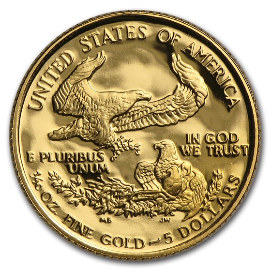 1989-P 1/10 oz Proof American Gold Eagle (w/Box &amp; COA)