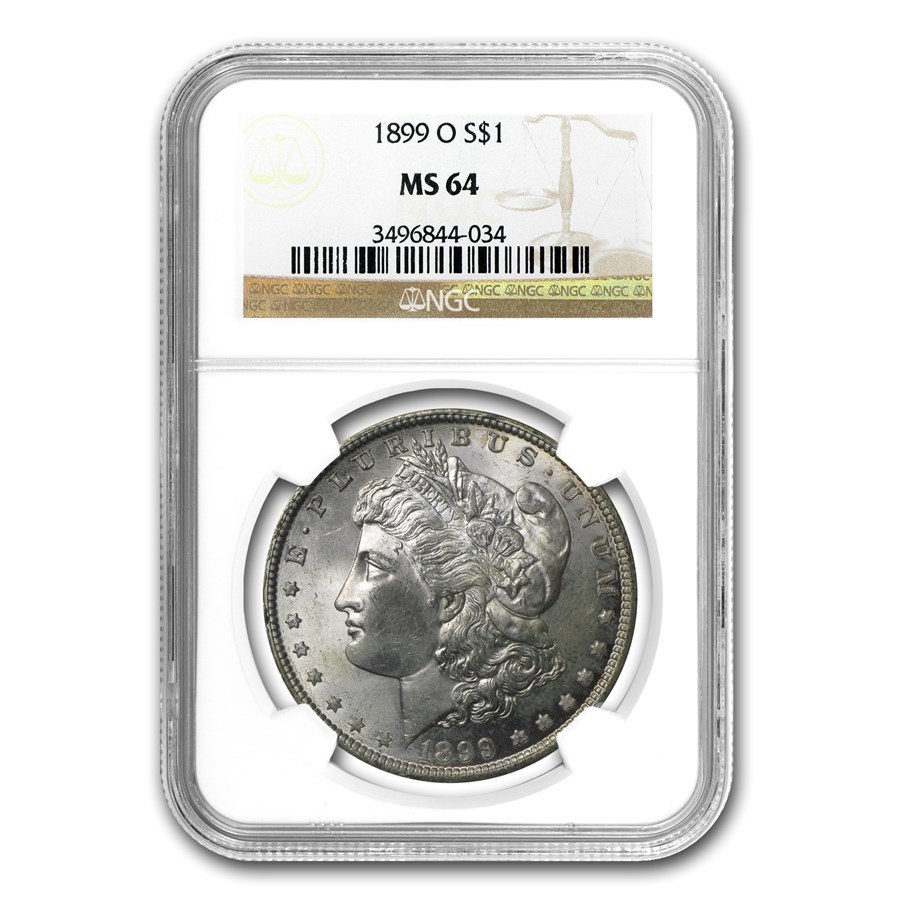 1899-O Morgan Dollar MS-64 NGC