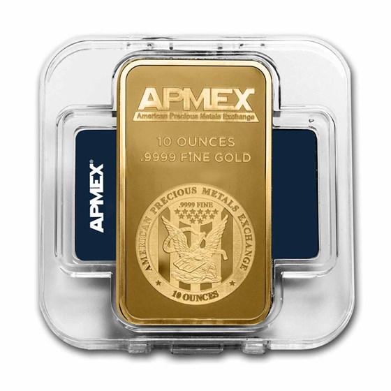 10 oz Gold Bar - APMEX (In Capsule) 10 oz Gold Bar - APMEX (In Capsule)